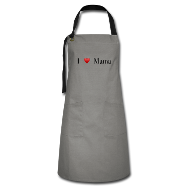 Geburtstagsgeschenke Mama Schürze - Ich liebe Mama / I love Mama