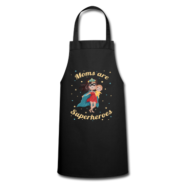 Geburtstagsgeschenke Mama Schürze - Super Mom - süßes Geschenk für Mama oder Baby