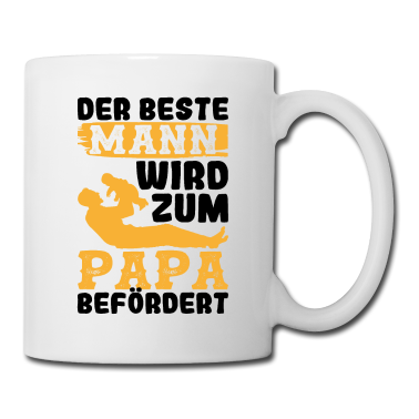 Geburtstagsgeschenke Mama Tasse - Mann wird zum Papa befördert Vater Loading Ich