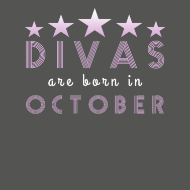 Motiv Diva Oktober geboren Freundin Geburtstag Geschenk