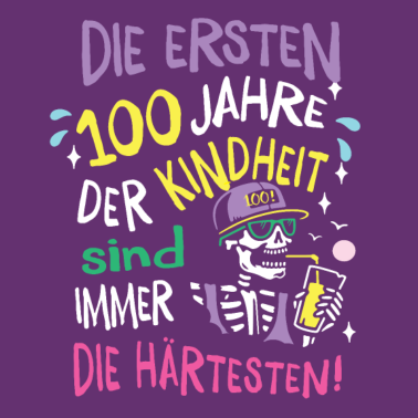 Motiv Die ersten 100 Jahre Geburtstag Geschenk Mann Frau