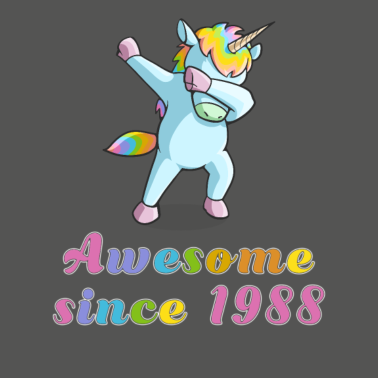 Motiv Dabbing Einhorn 1988 Freundin Geburtstag Geschenk