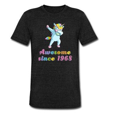 Geschenk Freundin Geburtstag T-Shirt - Dabbing Einhorn 1968 Freundin Geburtstag Geschenk