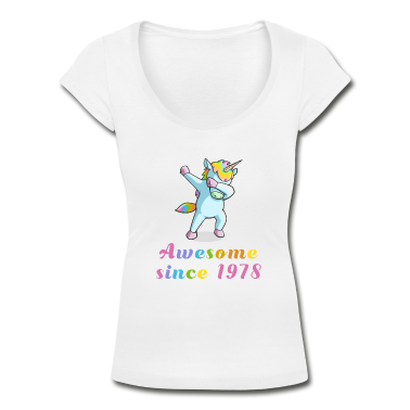 Geschenk Freundin Geburtstag T-Shirt - Dabbing Einhorn 1978 Freundin Geburtstag Geschenk