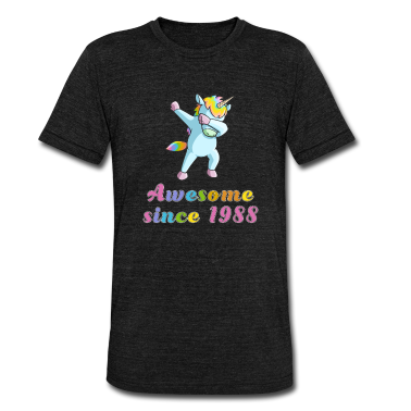 Geschenk Freundin Geburtstag T-Shirt - Dabbing Einhorn 1988 Freundin Geburtstag Geschenk