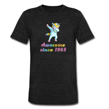 Geschenk Freundin Geburtstag T-Shirt - Dabbing Einhorn 1968 Freundin Geburtstag Geschenk