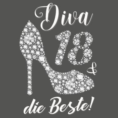 Motiv Diva die Beste Freundin Geschenk 18. Geburtstag