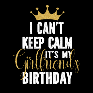 Motiv Ich kann mich nicht beruhigen Es ist der Geburtstag meiner Freundin