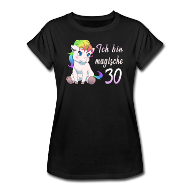 Geschenk Freundin Geburtstag T-Shirt - 30 Jahre Einhorn 30. Geburtstag Freundin Geschenk