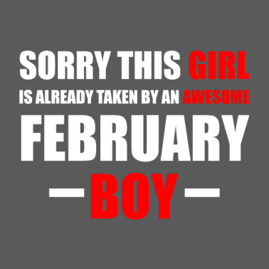 Motiv Geschenk Freundin geboren im Februar Geburtstag