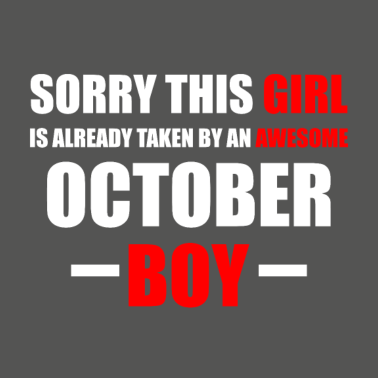 Motiv Geschenk Freundin geboren im Oktober Geburtstag