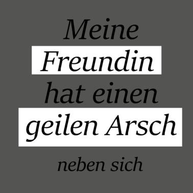 Motiv Meine Freundin...