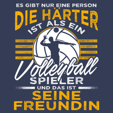 Motiv volleyball Spieler Freundin -Gibt nur eine Person