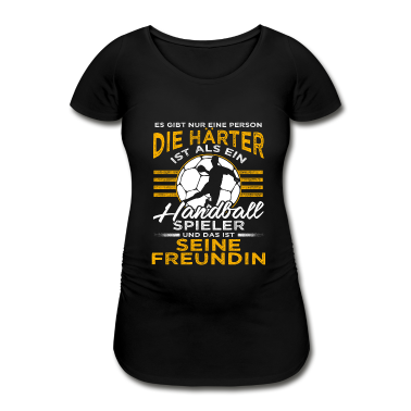Geschenk Freundin Geburtstag T-Shirt - Handball Freundin - Gibt nur eine Person härter