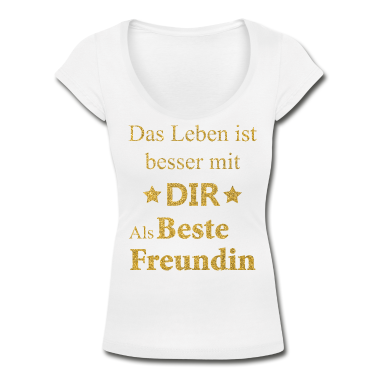 Geschenk Freundin Geburtstag T-Shirt - Beste Freundin Geschenk für Damen und Mädchen