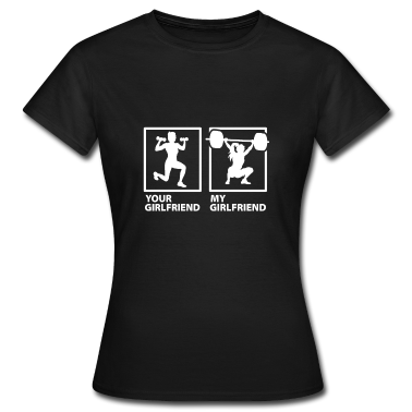 Geschenk Freundin Geburtstag T-Shirt - Meine Freundin Deine Freundin Vergleich Stark Fit