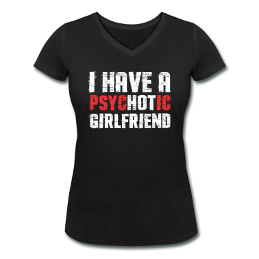Geschenk Freundin Geburtstag T-Shirt - Psycho Liebe Freundin Freund Geburtstag Geschenk