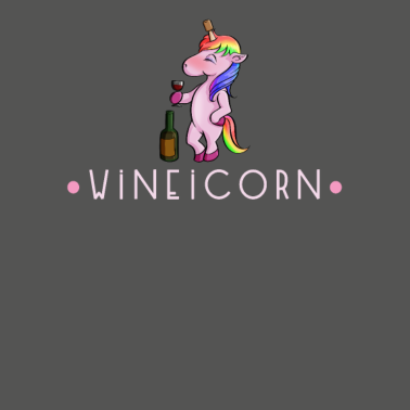 Motiv Wein Einhorn Weinhorn Weinglas Freundin Geschenk