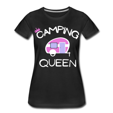 Geschenk Freundin Geburtstag T-Shirt - Camping Queen Geschenkidee Geburtstag Freundin