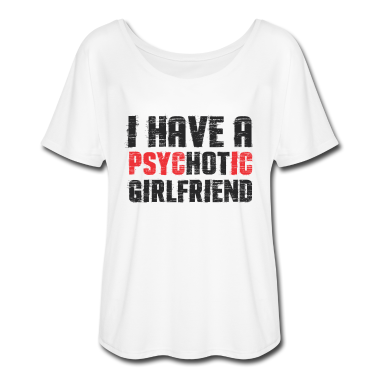 Geschenk Freundin Geburtstag T-Shirt - Psycho Liebe Freundin Freund Geburtstag Geschenk