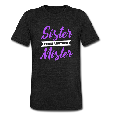 Geschenk Freundin Geburtstag T-Shirt - Sister from another mister beste Freundin Geschenk
