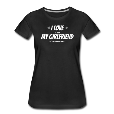 Geschenk Freundin Geburtstag T-Shirt - Ich liebe meine Freundin