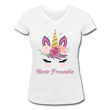 Geschenk Freundin Geburtstag T-Shirt - Beste Freundin Geschenk für Damen und Mädchen