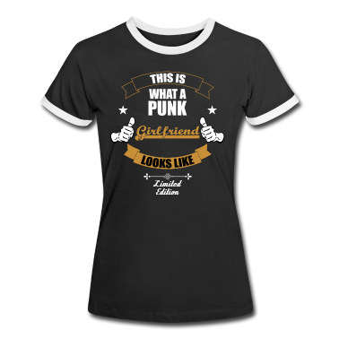 Geschenk Freundin Geburtstag T-Shirt - Dies ist eine Punk Freundin