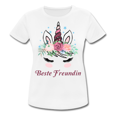 Geschenk Freundin Geburtstag T-Shirt - Beste Freundin Geschenk für Damen und Mädchen