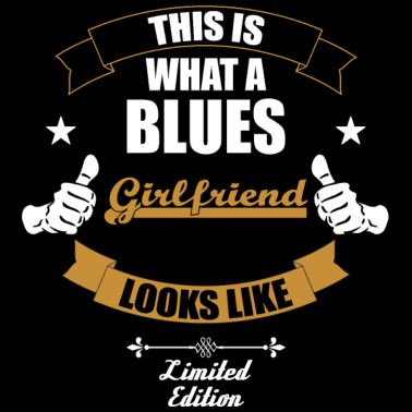 Motiv Dies ist eine Blues Freundin