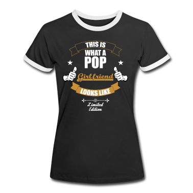 Geschenk Freundin Geburtstag T-Shirt - Dies ist eine Pop Freundin