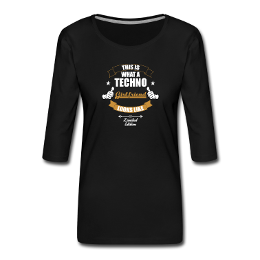 Geschenk Freundin Geburtstag T-Shirt - Dies ist eine Techno Freundin