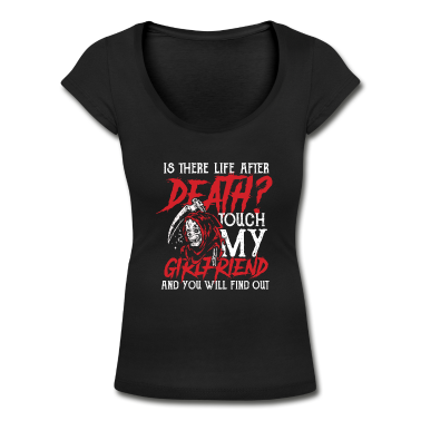 Geschenk Freundin Geburtstag T-Shirt - Berühre Meine Freundin
