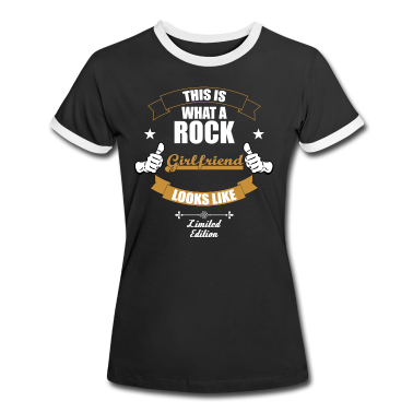 Geschenk Freundin Geburtstag T-Shirt - Dies ist eine Rock Freundin