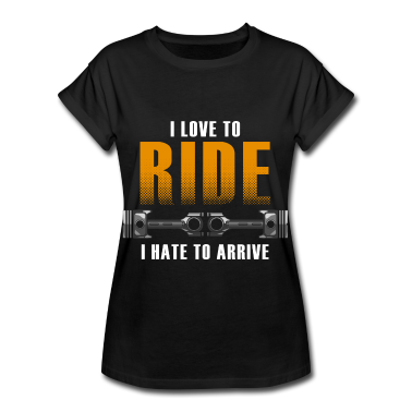 Geschenk Freundin Geburtstag T-Shirt - Motorradfahren mit Freundin