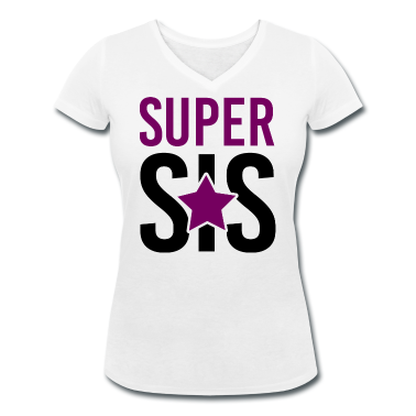 Geschenk Freundin Geburtstag T-Shirt - Super SIS Schwester Freundin Geschenk Geburtstag
