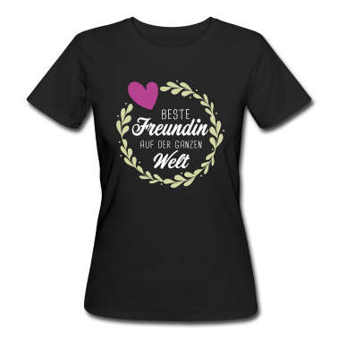 Geschenk Freundin Geburtstag T-Shirt - Beste Freundin BBF Besties Freundinnen Geschenk