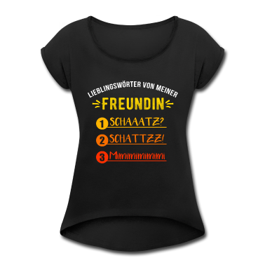 Geschenk Freundin Geburtstag T-Shirt - Lieblingswoerter Freundin