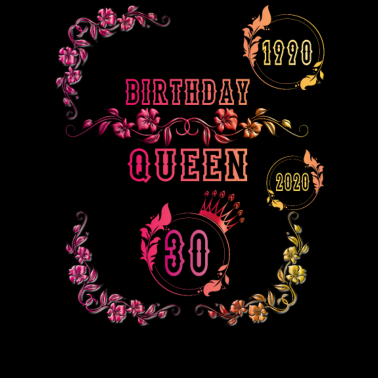 Motiv 30 Geburtstag Geschenkidee für Freundin