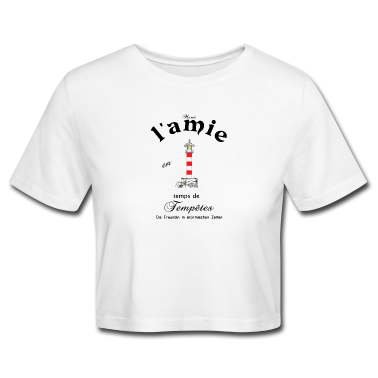 Geschenk Freundin Geburtstag T-Shirt - Freundin auf Französisch