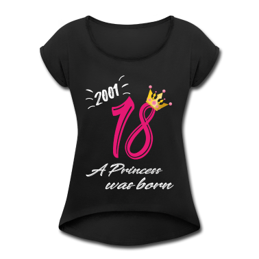 Geschenk Freundin Geburtstag T-Shirt - 18 Geburtstag,Jahrgang 2001,Mädchen,Frau,Freundin