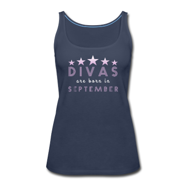 Geschenk Freundin Geburtstag Tank Top - Divas September Freundin Geburtstag Geschenk