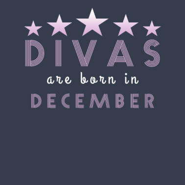 Motiv Diva Dezember geboren Freundin Geburtstag Geschenk