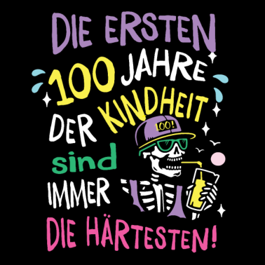 Motiv Die ersten 100 Jahre Geburtstag Geschenk Mann Frau