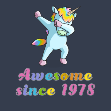 Motiv Dabbing Einhorn 1978 Freundin Geburtstag Geschenk