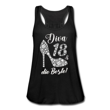 Geschenk Freundin Geburtstag Tank Top - Diva die Beste Freundin Geschenk 18. Geburtstag