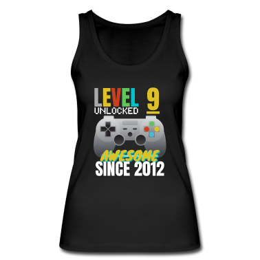 Geschenk Freundin Geburtstag Tank Top - Level 9 seit 2012 freigeschaltet Awesome