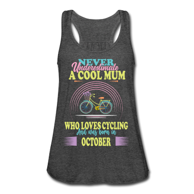 Geschenk Freundin Geburtstag Tank Top - Mama Mutter Fahrradfahrerin Geburtstag Oktober