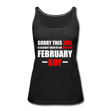 Geschenk Freundin Geburtstag Tank Top - Geschenk Freundin geboren im Februar Geburtstag