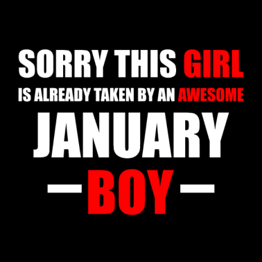 Motiv Geschenk Freundin geboren im Januar Geburtstag